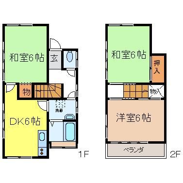 3DK House for Sale in Toride, Ibaraki - 57m2 - Thumbnail 4