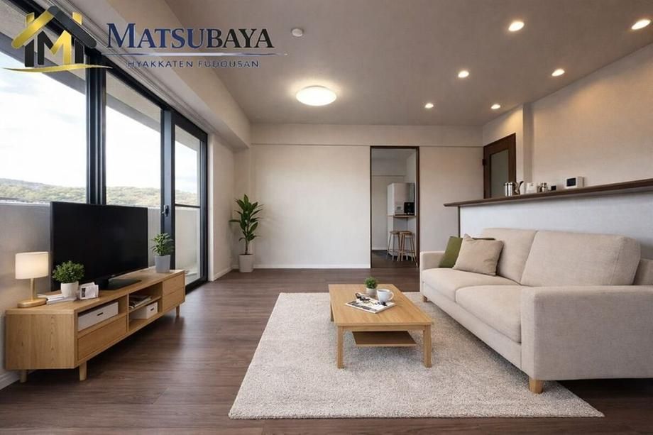 Renovated 3LDK Apartment in Kita-ku, Kumamoto - 67 m² - Thumbnail 3