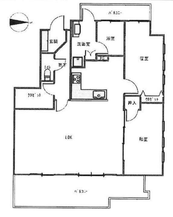 2LDK Apartment for Sale in Matsuyama, Ehime - 73m2 - Thumbnail 2