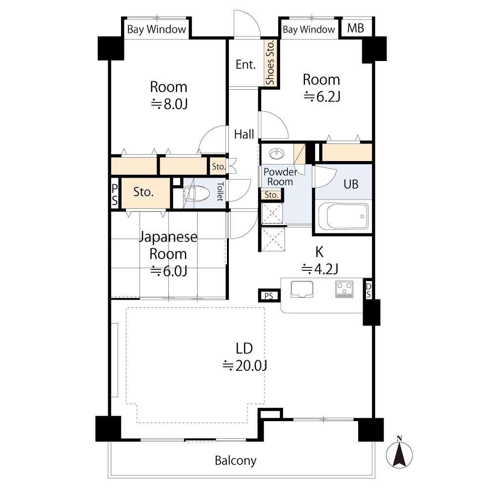 Renovated 3LDK Apartment in Yokohama Asahi Ward - Thumbnail 2