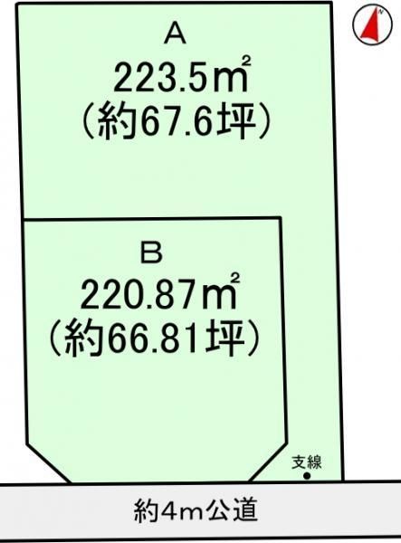 Building Lots for Sale in Mito City, Ibaraki - 220.87m² - Thumbnail 3