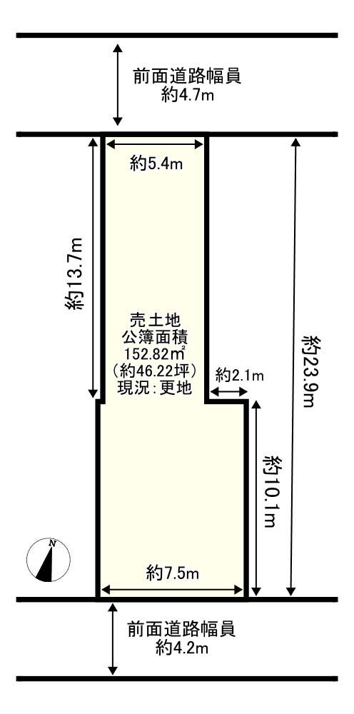 152.82 sqm Vacant Land for Sale in Nagahama, Shiga - Thumbnail 4