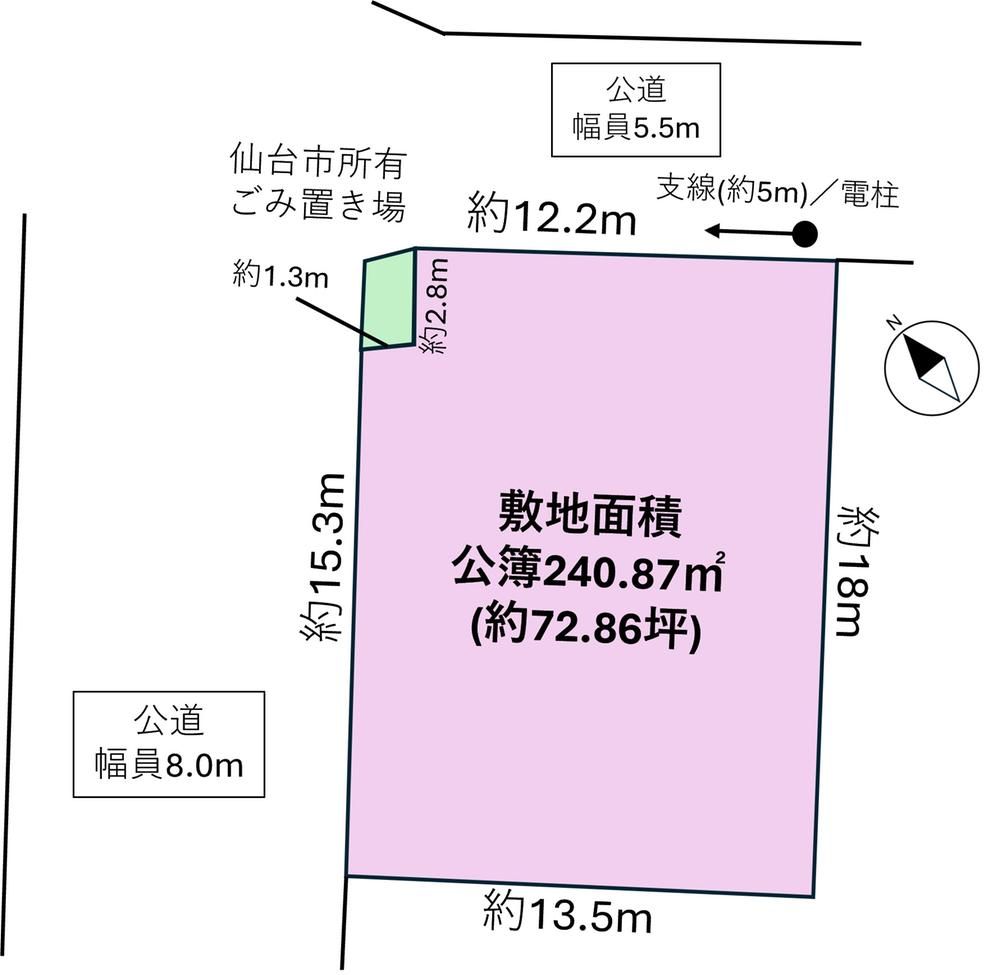 240.87m2 Land for Sale in Miyagidai, Aoba-ku, Sendai - Thumbnail 2