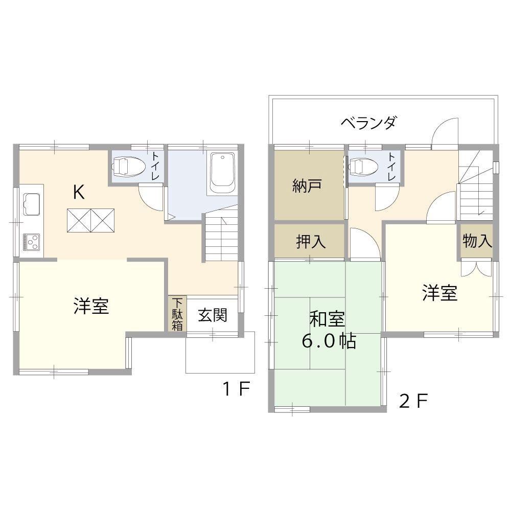 3DK House for Sale in Nakano, Tokyo - 34,000,000 Yen - Thumbnail 2