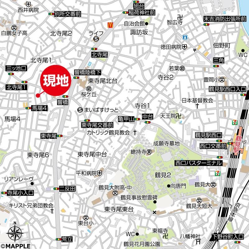 165m2 Building Plot in Higashiterao, Tsurumi-ku, Yokohama - Thumbnail 3