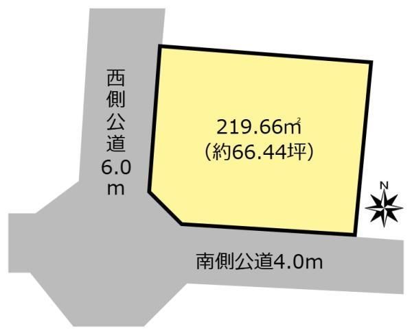 Land for Sale in Ogaki City, Gifu - 219.66 sqm Corner Lot - Thumbnail 2