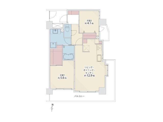 Renovated 2LDK Apartment in Minami-Azabu, Minato-ku, Tokyo - Thumbnail 2