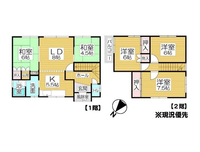 5LDK House for Sale in Otaru, Hokkaido - 430万円 - Thumbnail 4