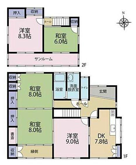 5DK Detached House for Sale in Fukushima City - Thumbnail 4