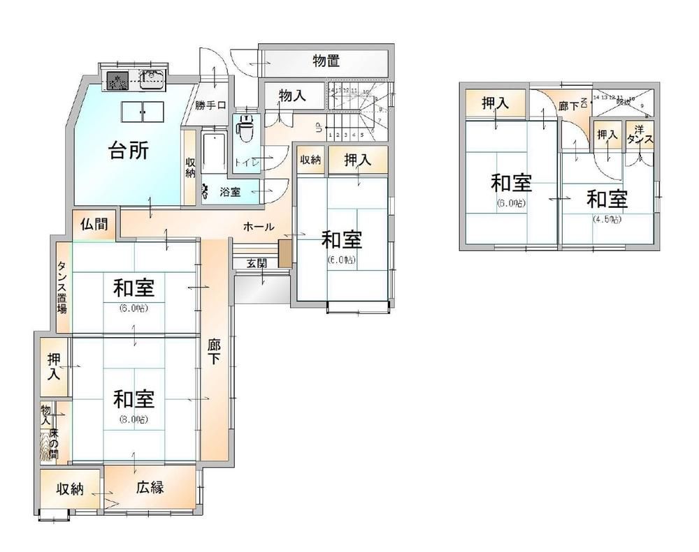 Renovation-Ready 5DK House Near Iōjimae Station in Fukushima City - Thumbnail 3