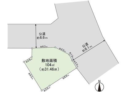 104m2 Corner Land for Sale in Zushi City, Kanagawa — Land, Zushi, Kanagawa