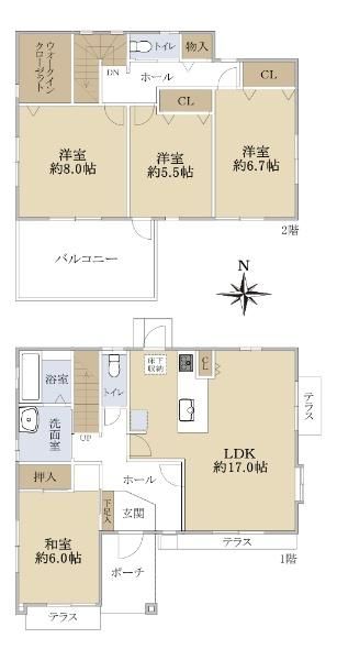 4LDK Detached House for Sale in Wakabayashi, Sendai | 111m² - Thumbnail 2