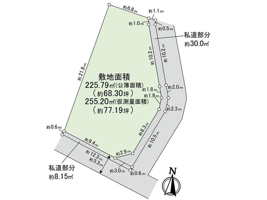 Land for Sale in Minami-ku, Saitama City - 225.79 sqm - Thumbnail 2