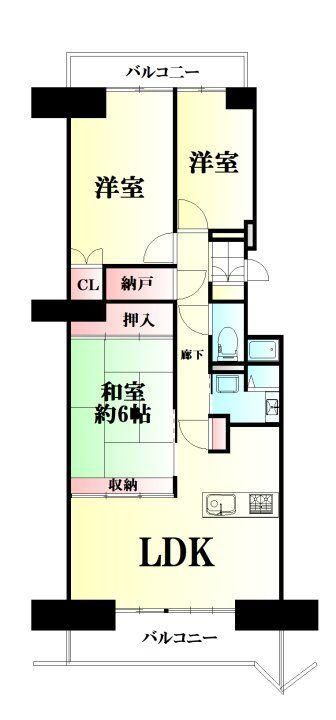 3LDK Apartment for Sale in Taihaku, Sendai – 72.79m² - Thumbnail 3