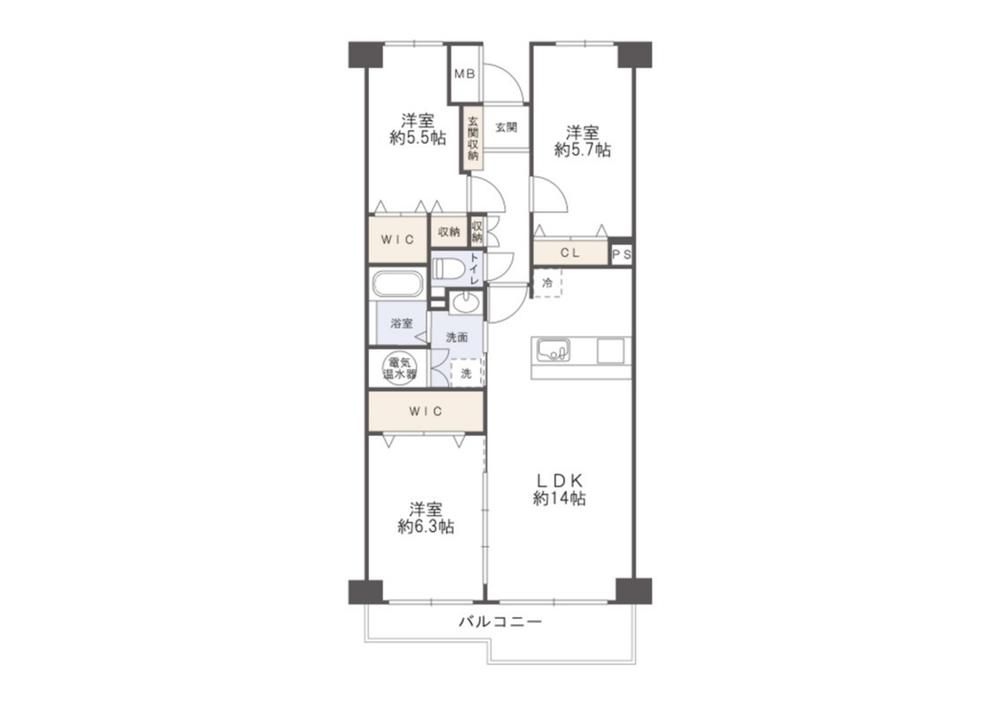 3LDK Apartment for Sale in Tokorozawa, Saitama - Thumbnail 2