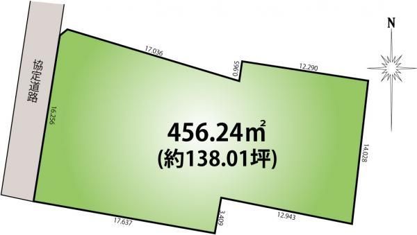 Land for Sale in Senba-cho, Mito City - 456.24 sqm - Thumbnail 2