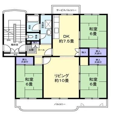 3LDK 80.91m2 Corner Apartment for Sale in Midori-ku, Saitama - Thumbnail 2