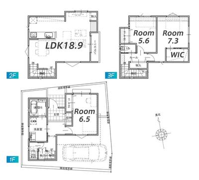 Building Plot in Higashiterao, Yokohama 72.92m2 — Floorplan, Tsurumi, Kanagawa