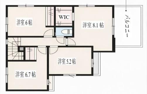 4LDK+S Detached House for Sale in Saitama, 108m2, New Build - Thumbnail 3