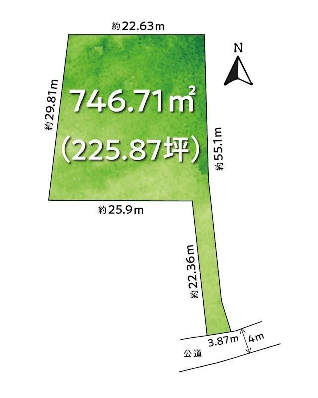 Land for Sale in Haruno-cho, Kōchi City – 746.71 sqm - Thumbnail 2