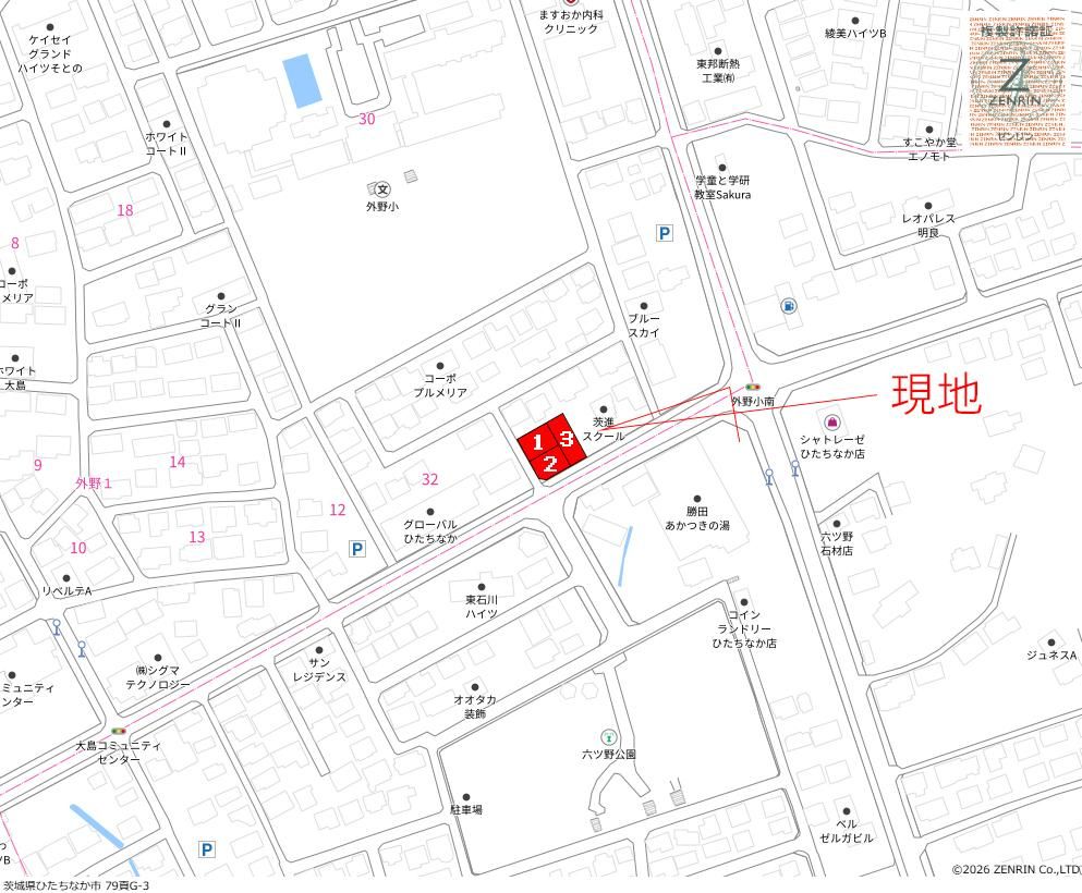 Land for Sale in Hitachinaka City, Ibaraki - 204-229 sqm - Thumbnail 2