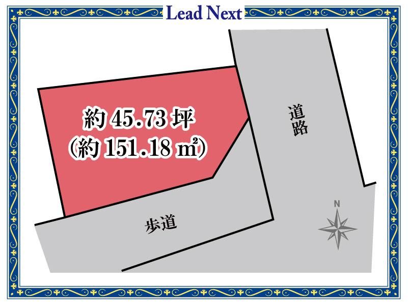 151.18 sqm Corner Land Plot for Sale near Katakai Station, Maebashi - Image 1