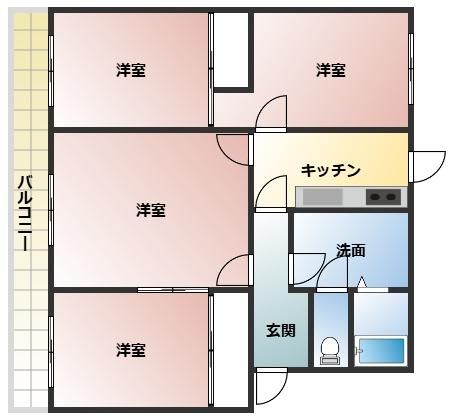 4LK Apartment for Sale in Funabashi, Chiba - 72m² - Thumbnail 3