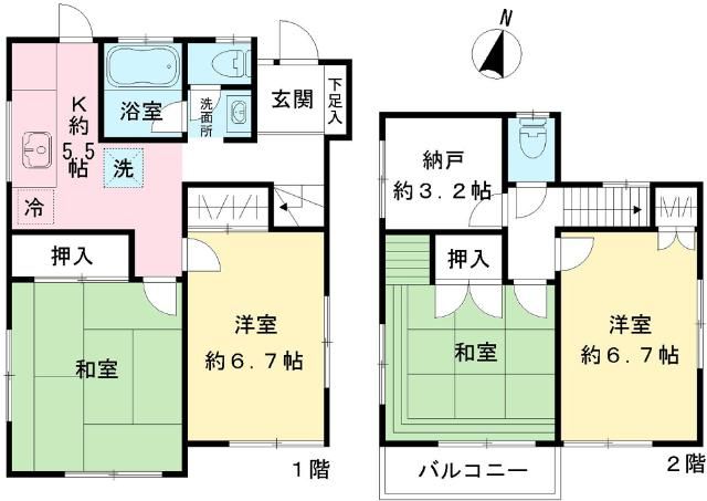 4K+S Detached House for Sale in Higashimurayama, Tokyo - Thumbnail 2