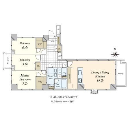 3LDK Apartment for Sale in Hiroo, Shibuya-ku, Tokyo - 92.75m² - Thumbnail 2