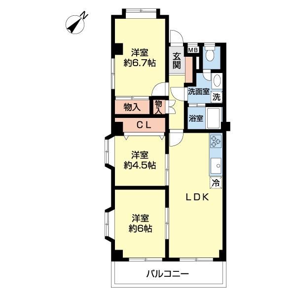 3LDK Renovated Corner Apartment in Kawasaki City, Kanagawa - Thumbnail 2