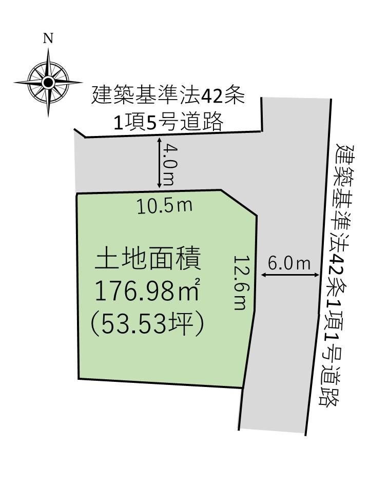 176.98 sqm Corner Land for Sale in Iwaki, Fukushima - Thumbnail 3