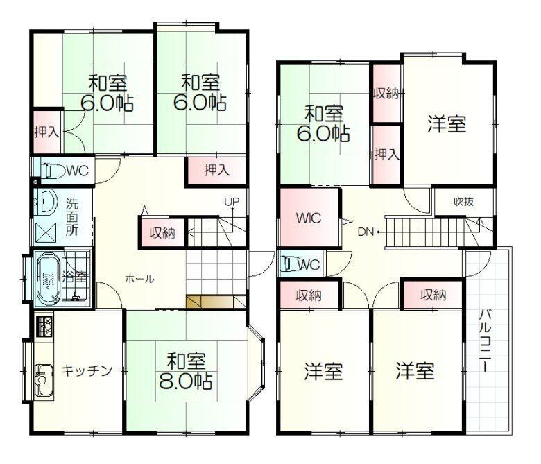 7DK Detached House for Sale in Sendai's Taishaku Ward - Thumbnail 3
