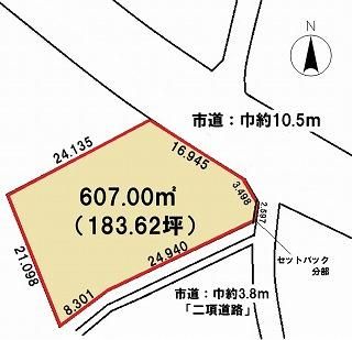 607m2 Land for Sale in Mito City, Ibaraki - Thumbnail 2
