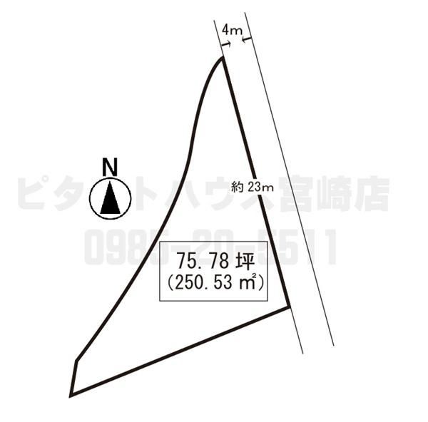 75.78 Tsubo Residential Land for Sale in Sadowara, Miyazaki - Thumbnail 4
