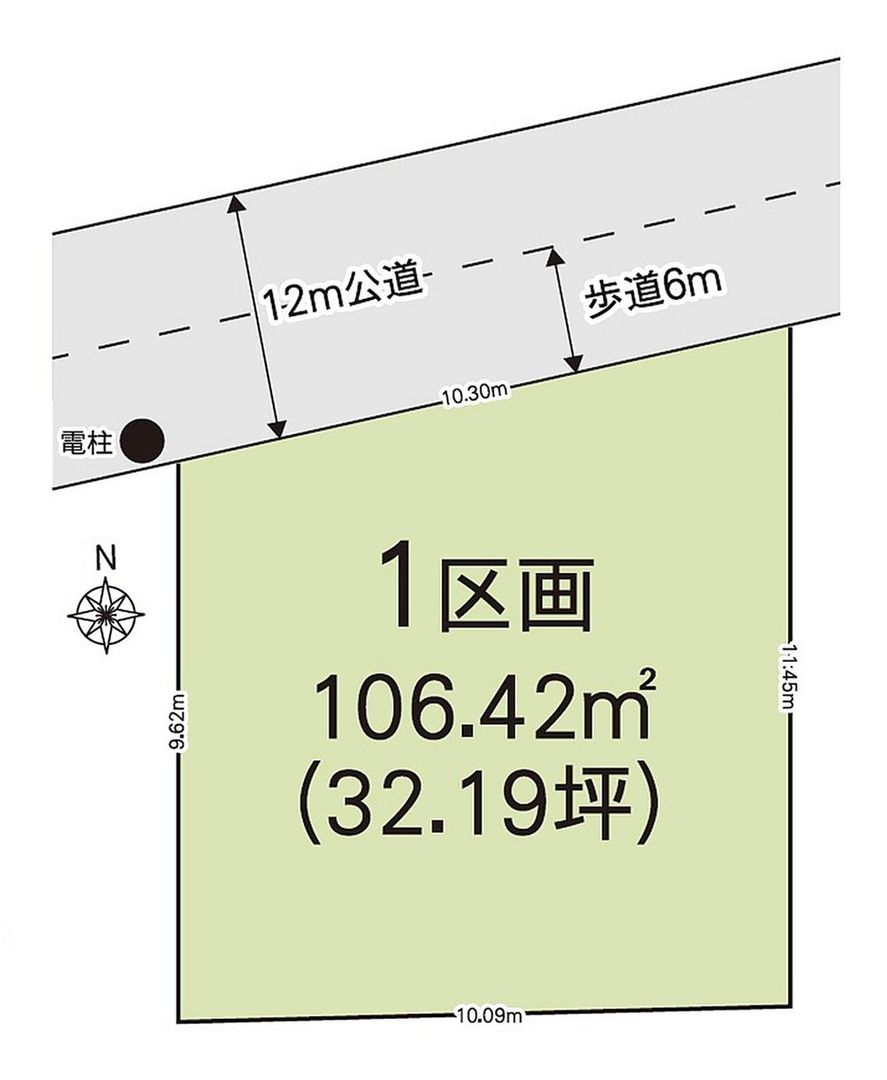 106.42 sqm Corner Land for Sale in Kawaguchi City, Saitama - Thumbnail 2
