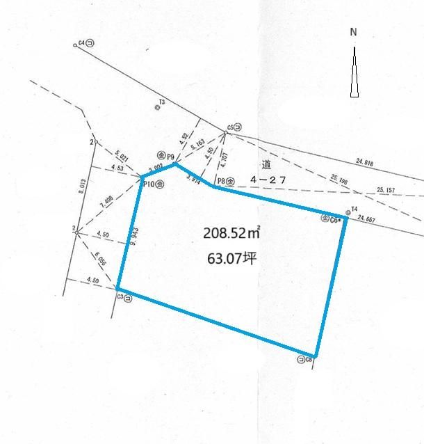 63-Tsubo Corner Land for Sale in Ushiku, Ibaraki - Adjacent to Park - Thumbnail 4