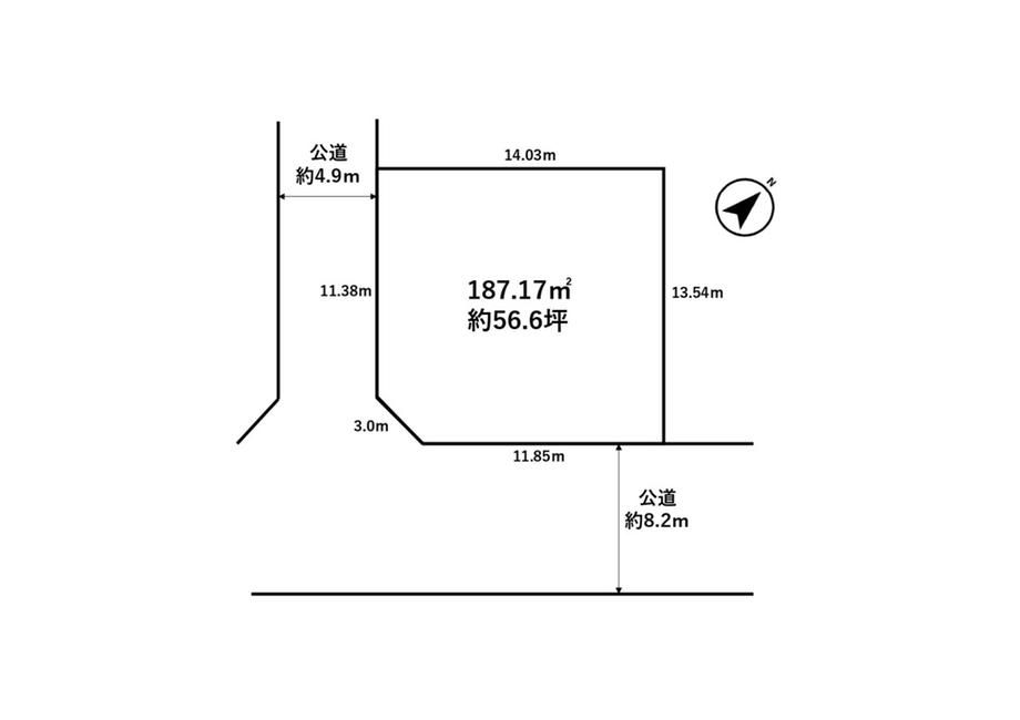 Land for Sale in Inage-ku, Chiba City - 187m2 Corner Lot - Thumbnail 2