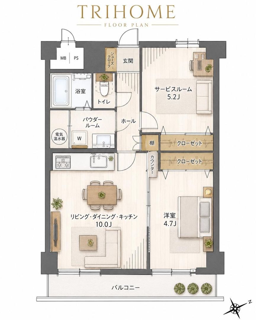 Renovated 1LDK Apartment for Sale in Sapporo's Minami Ward - Image 1