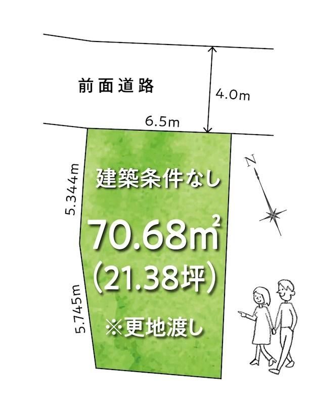 Land for Sale in Kochi City, Asakura Hei - 70.68 m² - Thumbnail 3