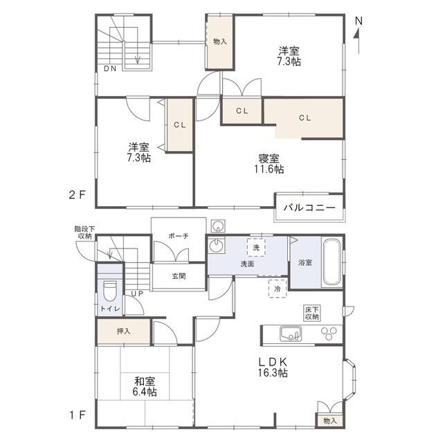 4LDK House for Sale in Joetsu City, Niigata - 120.75m² - Thumbnail 3