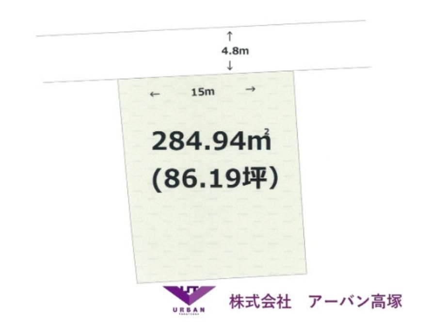 Land for Sale in Kōnan, Miyazaki City - 86 tsubo - Thumbnail 3