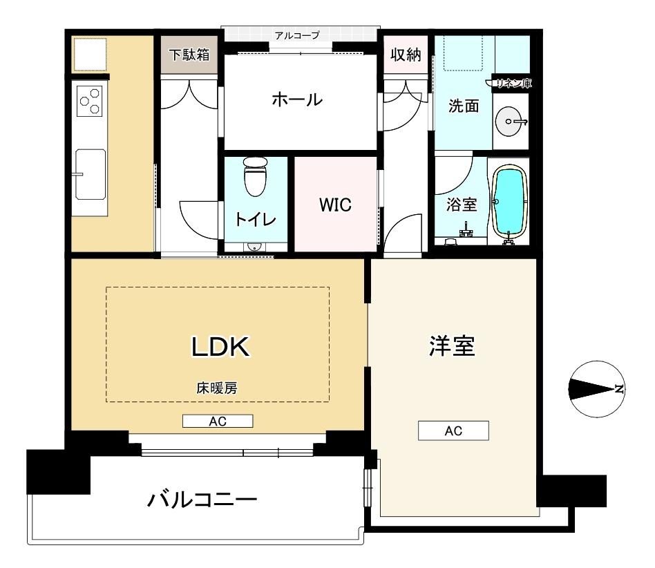 New 1LDK Apartment for Sale in Kita-ku, Osaka - Thumbnail 3