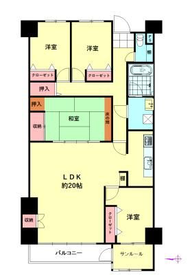 4LDK Apartment for Sale in Nishikigaoka, Sendai, Miyagi - Thumbnail 4