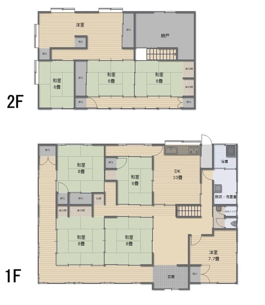 Spacious 9DK House with Forest Land in Yasugi, Shimane - Thumbnail 2