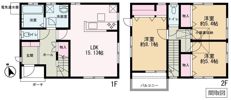 3LDK Detached House in Koga, Ibaraki - 17,800,000 Yen - Thumbnail 3