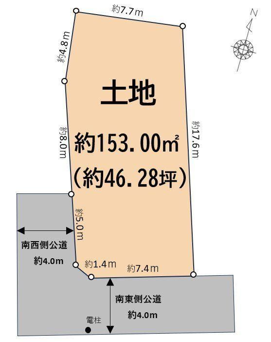 153m2 Building Plot in Kawagoe, Saitama - No Building Conditions - Thumbnail 2