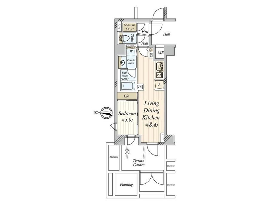 1LDK Apartment for Sale in Arakawa, Tokyo - 30.79 sqm - Thumbnail 2