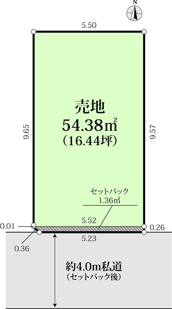 54.38m2 Building Land in Minami-Magome, Ota-ku, Tokyo - Thumbnail 2