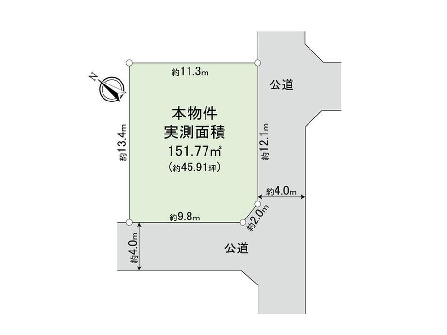 151.77m2 Building Land for Sale Near Banda Station, Sagamihara - Thumbnail 3