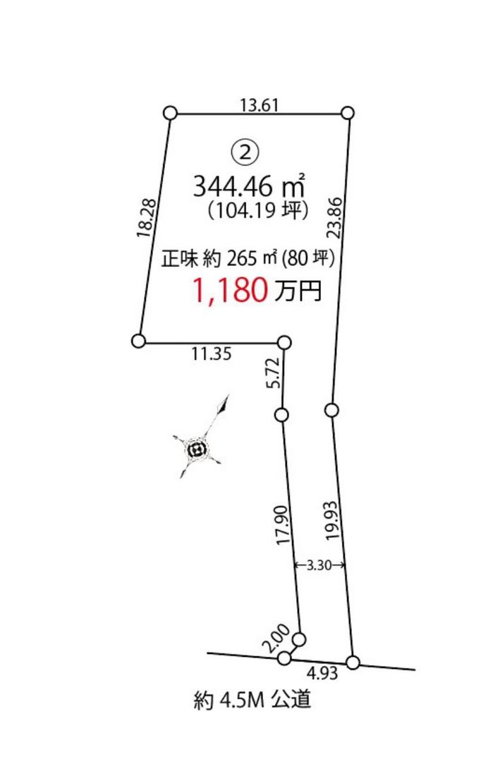 Building Land for Sale in Kawagoe City, Saitama - 344m2 - Thumbnail 3